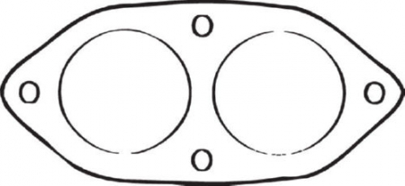 Garnitura sistem evacuare potrivit JEEP CJ5 - CJ8; RENAULT 18, 18 VARIABLE, 20, 21, 25, ESPACE I, ESPACE II, FUEGO, MASTER I, TRAFIC 2.0/2.2 10.77-07.98 [1]