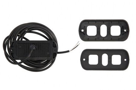 Girofar (albastru, 12/24V, LED, LED, 21W, montare rigidă, 2-puncte montare, numar programe: 1, direcțional; pentru montare pe suprafete verticale; fără sincronizare; fir 3m) [1]