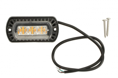Elemente optice - Girofar (portocaliu, 10/30V, LED, LED, 9W, 2-puncte montare, lungime cablu; 0,5m)
