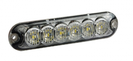 Elemente optice - Girofar (portocaliu, 12/24V, LED, fixare orizontală, direcțională; pentru montaj pe suprafete verticale)