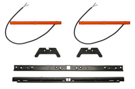 Elemente optice - Girofar (portocaliu, 12/24V, LED, LED, numar programe: 1, directional, lungime cablu; 0,5m)