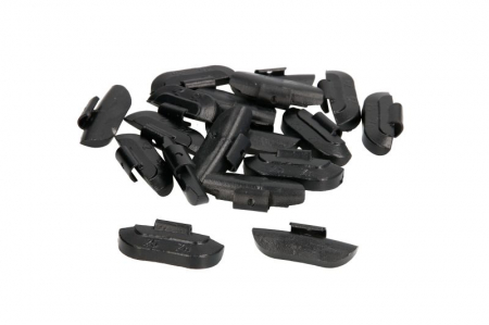 Greutate vulcanizare, galvanizat, negru, 25g, pentru jante din otel; zinc (pret pt: 100buc) Echipamente - Greutate vulcanizare, galvanizat, negru, 25g, pentru jante din otel; zinc (pret pt: 100buc)