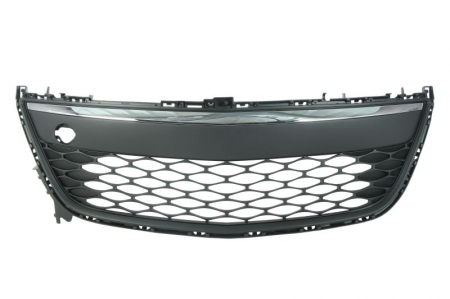 Elemente bara - Grila bara fata cu ornamente cromate, plastic, crom/negru potrivit MAZDA CX-7 2007-2012