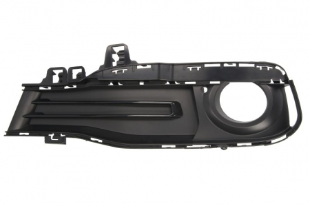 Grile - Grila bara fata dreapta basis, cu locas proiectoare ceata, plastic, negru BMW Seria 3 F30, F31, F80 intre 2015-2019