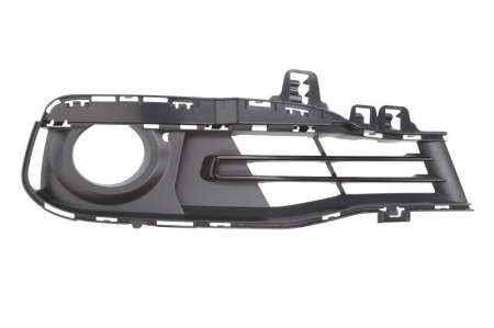 Piese Auto - Grila bara fata dreapta basis, cu locas proiectoare, plastic BMW Seria 3 (F30, F80), 3 (F31) dupa 2014