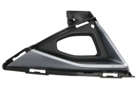 Grile - Grila bara fata Dreapta (cu dunga cromata, negru) potrivit NISSAN QASHQAI III J12 2021-2024