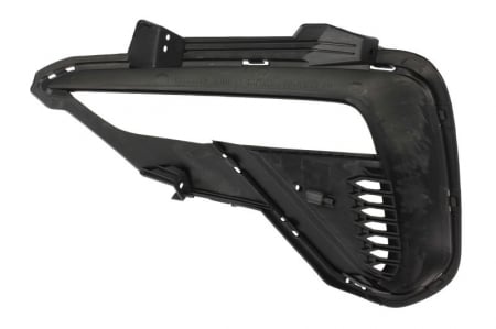 Grila bara fata Dreapta (cu gauri pentru lumini de zi, plastic, negru lucios) potrivit KIA OPTIMA 09.10-12.19 03.18- [1]