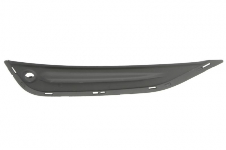 Elemente bara - Grila bara fata dreapta cu gauri senzori parcare plastic, negru potrivit VOLVO S60 II 2013-2019