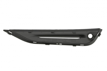 Grila bara fata dreapta cu gauri senzori parcare plastic, negru potrivit VOLVO S60 II 2013-2019 [1]