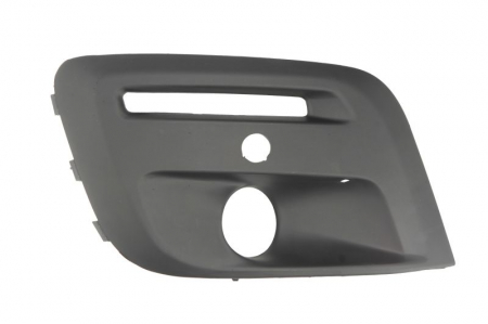Grile - Grila bara fata dreapta cu locas proiectoare, cu locas senzori parcare plastic, negru CITROEN BERLINGO 2 II PEUGEOT PARTNER 2 II intre 2015-2018