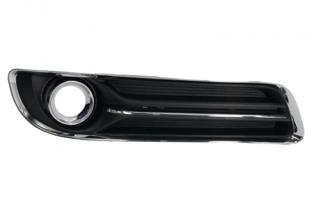 Grile - Grila bara fata dreapta cu locas proiectoare, plastic, negru/crom CHRYSLER 300 C II intre 2011-2014
