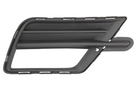 Piese Auto - Grila bara fata dreapta cu locas proiectoare, plastic VW CADDY dupa 2015