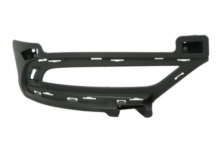 Elemente bara - Grila bara fata potrivit Chrysler 300C dupa 2014 - Dreapta cu locas proiector plastic, negru