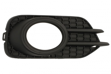 Grile - Grila bara fata Dreapta cu locas proiector plastic, negru potrivit VW TIGUAN 2007-2018