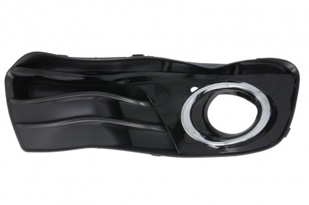Grila bara fata Dreapta (cu orificii pentru lampa ceata, plastic, crom/negru) potrivit AUDI Q5 10.08-05.17 11.08-06.12 [2]