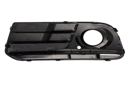 Grila bara fata Dreapta (cu orificii pentru lampa ceata, plastic, crom/negru) potrivit AUDI Q5 10.08-05.17 11.08-06.12 [1]