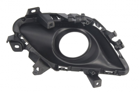 Grila bara fata Dreapta (cu orificii pentru lampa ceata, plastic, negru) potrivit MAZDA 6 10.12- 12.12-02.15 [1]