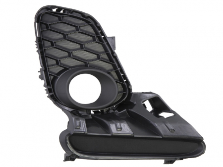 Grile - Grila bara fata Dreapta (cu orificii pentru lampa ceata) potrivit MAZDA 3 2008-2014 2011-2013