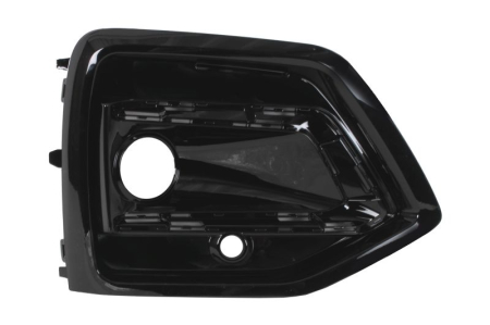 Elemente bara - Grila bara Fata Dreapta cu orificii proiector ceata, cu orificii senzori parcare, negru lucios potrivit AUDI Q5 06.16- 01.17-10.20