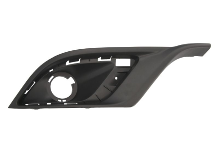 Grila bara Fata Dreapta cu orificii proiector ceata, plastic, negru 01.14-12.17