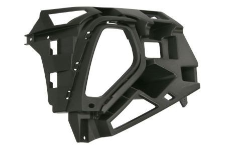 Elemente bara - Grila bara Fata Dreapta cu orificii proiector ceata, plastic, negru potrivit VW TAIGO 09.21- 10.19-