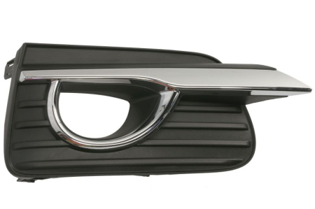 Grile - Grila bara fata Dreapta (cu stipe cromate, cu orificii proiector ceata, negru) potrivit INFINITI QX50 dupa 2013