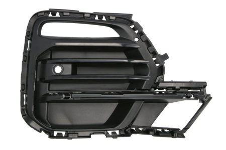 Grila bara Fata Dreapta inchis, cu orificii senzori parcare, negru-mat potrivit BMW X5 G05, X5 G05, F95 08.18-