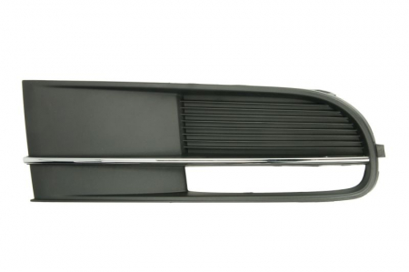 Grile - Grila bara fata dreapta potrivit VW BEETLE 2011-2016 - inchis, plastic, negru/crom