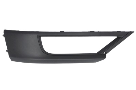 Grila bara Fata Dreapta Inferior, cu orificii proiector ceata, cu orificii senzori parcare, plastic, negru potrivit VW GOLF ALLTRACK VII, GOLF SPORTSVAN VII 08.12-