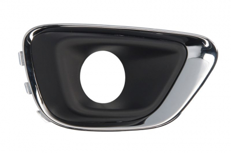 Grile - Grila bara fata dreapta potrivit JEEP COMPASS 2011-2016 - (locas proiector, plastic, crom/negru)