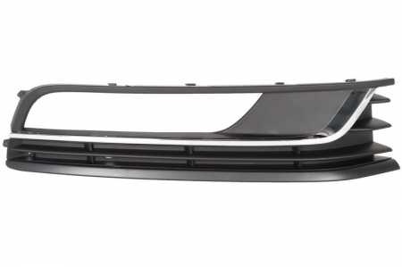 Piese Auto - Grila bara fata dreapta negru/crom VW PASSAT intre 2010-2014