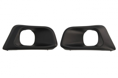 Elemente bara - Grila bara fata Dreapta/Stanga Set 2 bucati, cu locas proiector plastic, negru potrivit PEUGEOT 308 II 2013-2021
