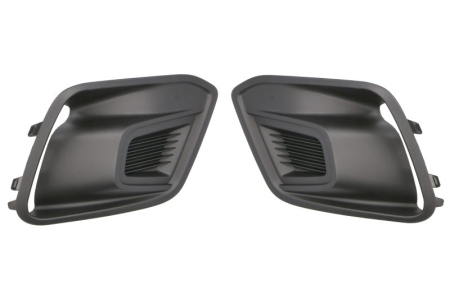 Grila bara Fata Dreapta/Stanga Set 2 bucati, negru potrivit RENAULT GRAND KANGOO III, KANGOO III, KANGOO III/MINIVAN 06.21- 01.21-