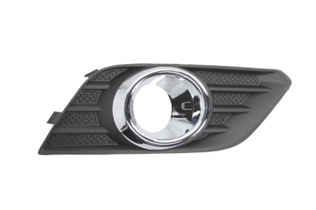 Grile - Grila bara fata dreapta potrivit OPEL MOKKA / MOKKA X 2012-2016 - TYPE II, cu locas proiectoare, negru/crom