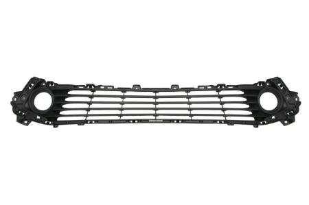 Grile - Grila bara fata (Inferior, cu orificii proiector ceata, negru, R / iA) potrivit TOYOTA YARIS XP130 Sedan 2017-2020
