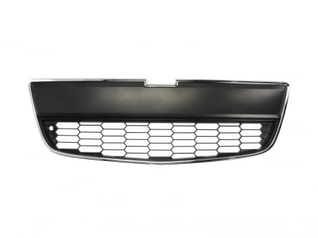 Grila bara fata inferior, negru/crom CHEVROLET AVEO dupa 2011