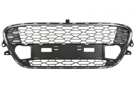 Grile - Grila bara fata mijloc, negru/crom CITROEN C3 intre 2009-2013