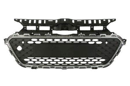 Grila bara fata plastic, crom/negru potrivit HYUNDAI I20 ACTIVE, I20 II dupa 2014 Elemente bara - Grila bara fata plastic, crom/negru potrivit HYUNDAI I20 ACTIVE, I20 II dupa 2014