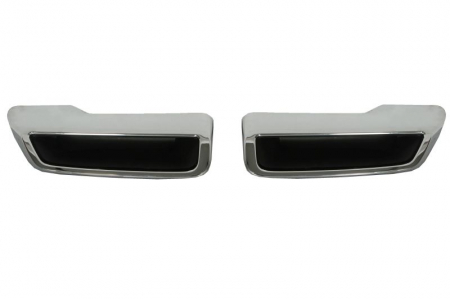 Grila bara fata spate dreapta/stanga (plastic, crom/negru) PEUGEOT 3008 dupa 2016