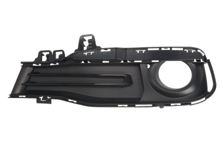 Elemente bara - Grila bara fata Stanga Baza, cu locas proiector plastic, negru potrivit BMW Seria 3 F30, F80, 3 F31 2011-2019