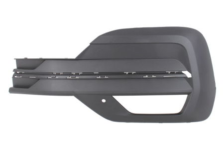 Elemente bara - Grila bara Fata Stanga cu gauri de lama, negru-mat potrivita VW CALIFORNIA T6 CAMPER, MULTIVAN T6, TRANSPORTER T6, TRANSPORTER T6 / CARAVELLE T6 2015-2024 dupa 2019