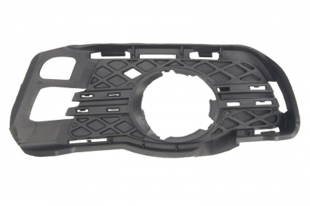 Grila bara fata Stanga cu locas ornament, cu locas proiector plastic, negru potrivit MERCEDES Clasa C T-MODEL S204, C W204 2007-2014 [0]