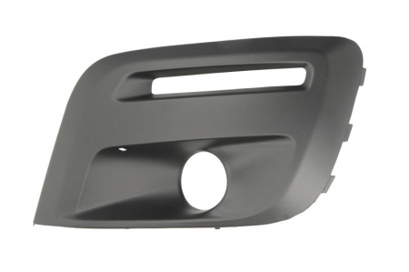 Piese Auto - Grila bara fata stanga cu locas proiectoare, cu locas lumini zi, grunduita CITROEN BERLINGO; PEUGEOT PARTNER dupa 2015