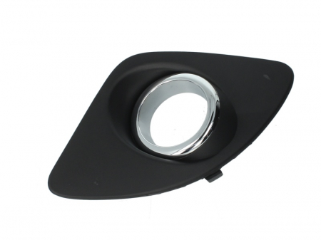 Grile - Grila bara fata stanga potrivit KIA CEE'D, CEE'D SW HATCHBACK/STATION WAGON 2006-2009 - cu locas proiectoare, negru/crom