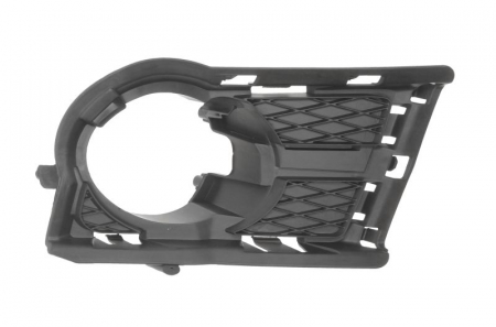 Grile - Grila bara fata stanga cu locas proiectoare, plastic, negru VW TIGUAN I intre 2007-2011
