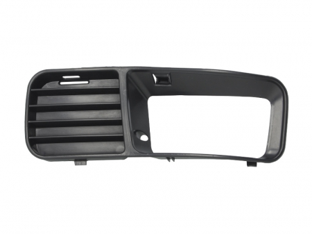 Grila bara fata stanga cu locas proiectoare VW CADDY, POLO limuzina/STATION WAGON intre 1995-2004 Piese Auto - Grila bara fata stanga cu locas proiectoare VW CADDY, POLO limuzina/STATION WAGON intre 1995-2004