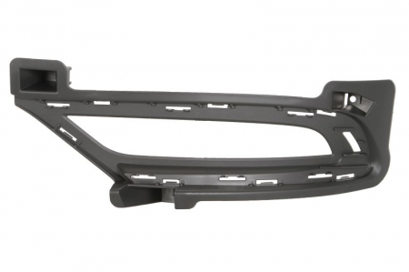 Elemente bara - Grila bara fata potrivit Chrysler 300C dupa 2014 - Stanga cu locas proiector plastic, negru