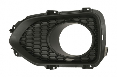 Elemente bara - Grila bara fata Stanga cu locas proiector plastic, negru potrivit KIA SORENTO I, SORENTO II 2002-2012