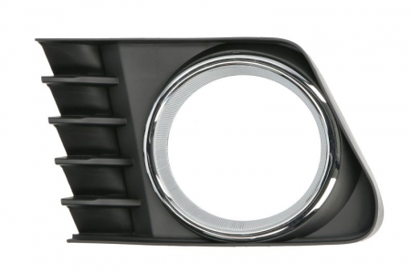 Grila bara fata stanga cu locas proiector plastic negru potrivit Toyota Prius 2011-2016 [0]