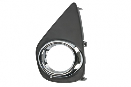 Grila bara fata Stanga (cu orificii pentru lampa ceata, plastic, crom/negru) potrivit TOYOTA YARIS, YARIS/HATCHBACK 12.10- 07.14-04.17 [0]